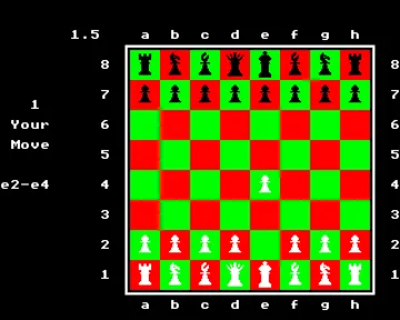 Chess (1984)(Micro Power)[CHESS] screen shot game playing